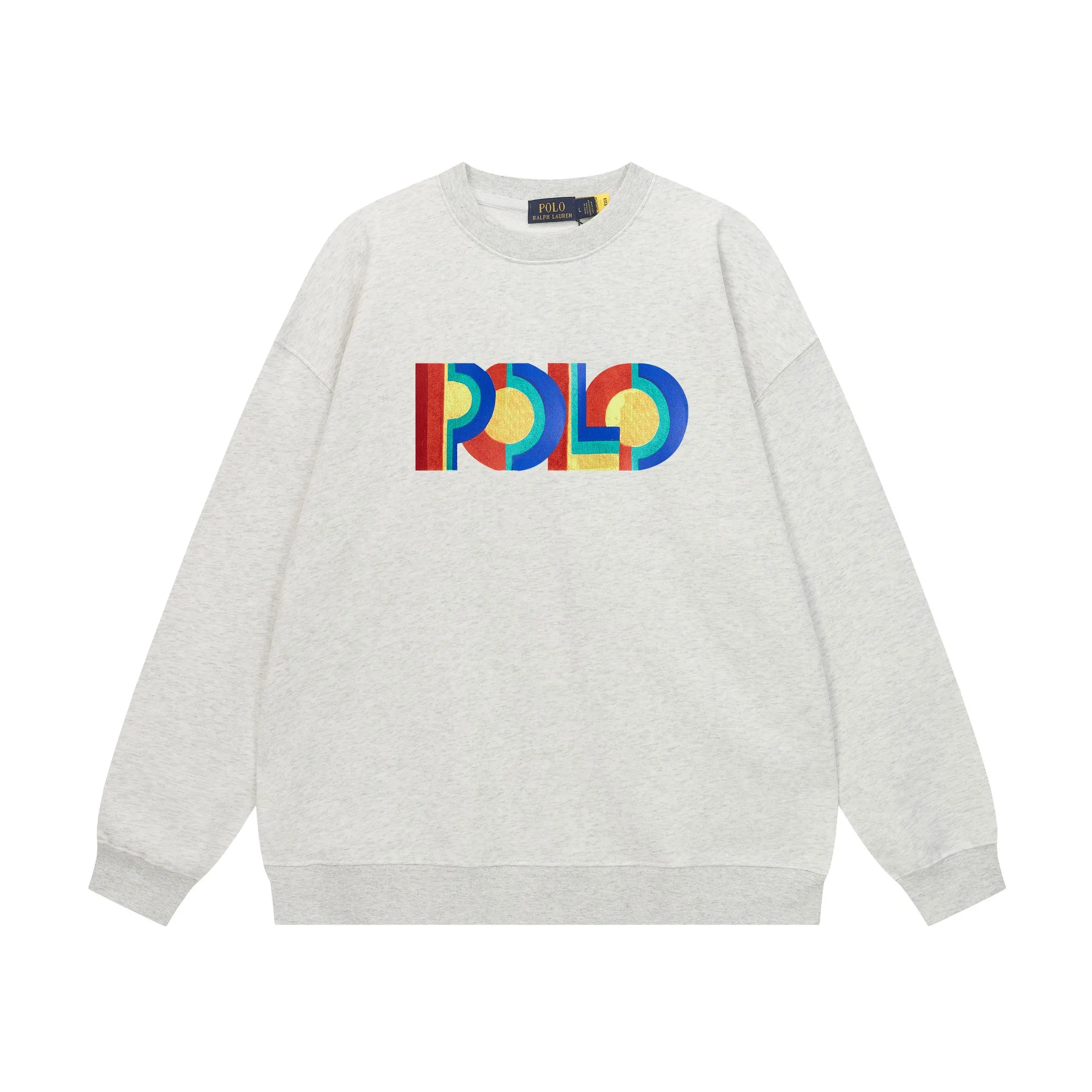 P200 Long-term stock] RalphLauren/Ralph Lauren 2025 autumn and winter new bear letter print 420g heavy large terry sweatshirt Ralph Lauren's age-reducing item, the coat fabric is made of 85% cotton ➕15% polyester, which not only retains the softness, comfort and breathability of cotton, but also adds the wear resistance and wrinkle resistance of polyester fiber, making the clothes more durable and easy to care for. Even in slightly cooler weather, you won't feel stuffy when wearing it. This kind of fabric has a natural crisp feel and is not easy to pill or deform. The bear on the chest is printed with English letters. It is full of color, full of three-dimensionality, and lifelike, adding a bit of liveliness and interest to the whole sweatshirt. There is no pressure to dress, regardless of age or gender. Complete accessories! Color: black, white, navy blue, light floral gray Size: M-L-XL-XXL